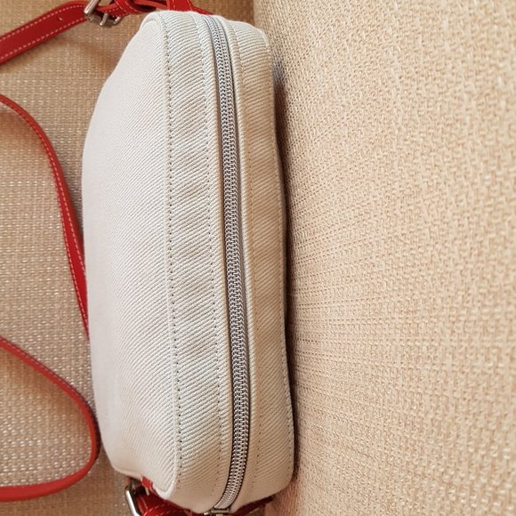 Longchamp Canvas/ Leather Crossbody Bag with Adjustable Strap - Picture 10 of 13